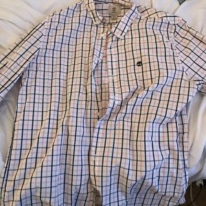 timberland men button up shirt